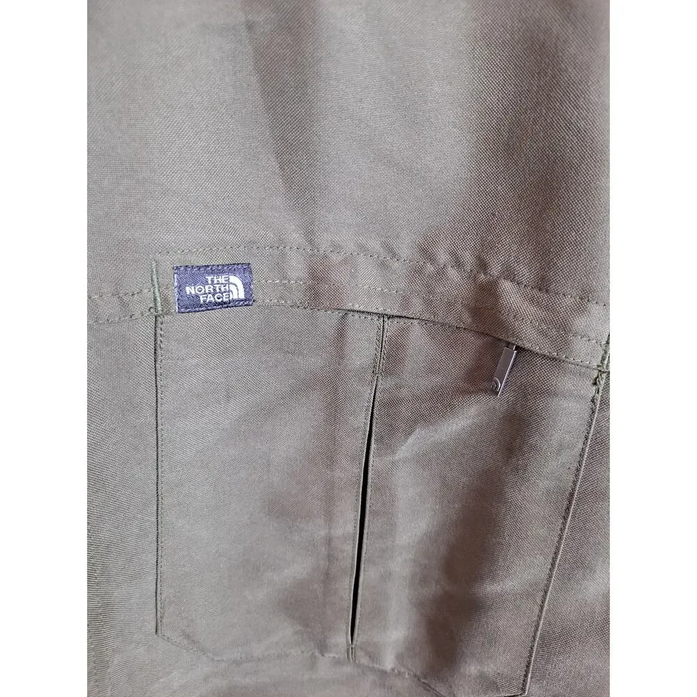 The North Face Men's Khaki Syncline Roll Up Long Sleeve‎ Button Up Shirts Size M